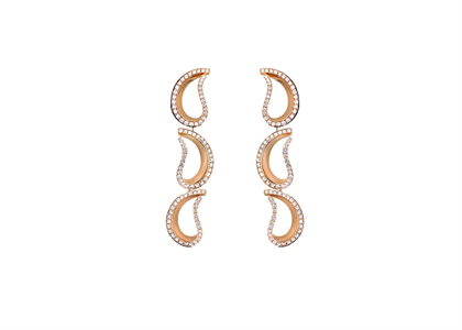 Rose Gold Plated | Chandelier Earrings